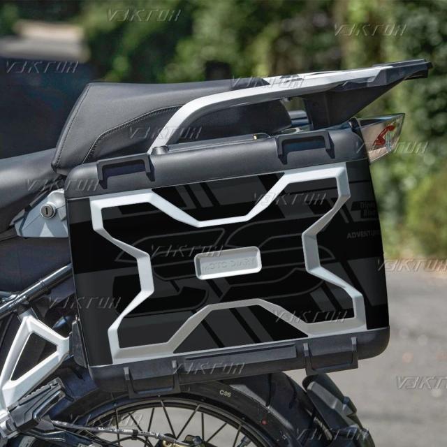 R1200GS・R1250GS トリプルブラック（2004-モデル）用 バイク バリオケース ステッカー サイドボックス スーツケース パニア 荷物保護デカール 輸入品_9