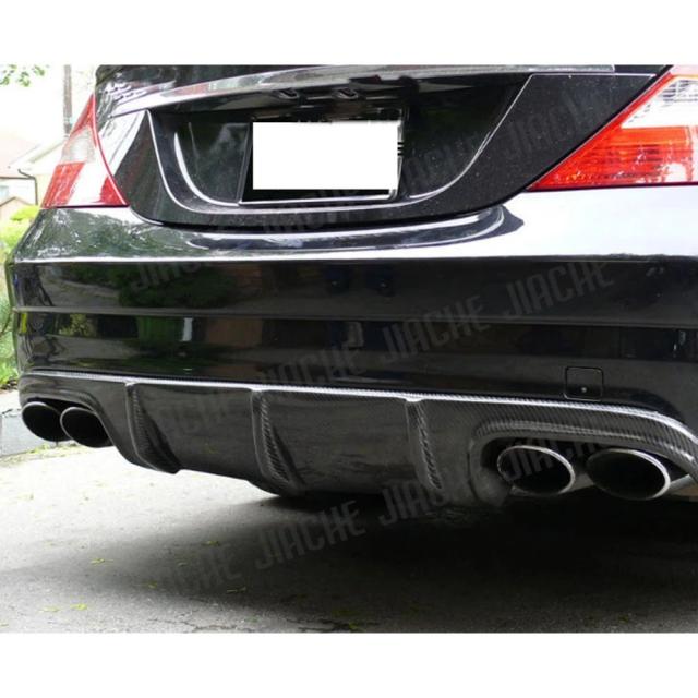 メルセデス・ベンツ CLSクラス W219 CLS63 AMG 用 カーボンファイバー リアバンパーリップディフューザースポイラー (2004-2010年 4ドアセダン 車両スタイリング) 輸入品_6