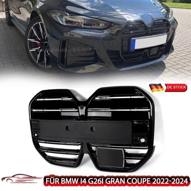 BMW 4シリーズ G26 グランクーペ フロントバンパー グリル 2022-2023-2024 年式 センターフロントグリル ACC対応 輸入品