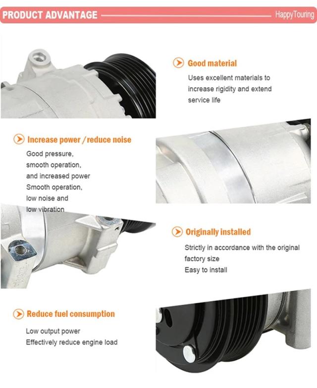 10PA20C コンプレッサー トヨタ ランドクルーザー 4500 FZJ80 FZJ100 用 88320-60750 8832060750 88320-60730 8832060730 447200-6660 4472006660 輸入品_9