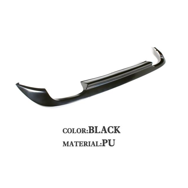 W212 ブラックPU 車用リアバンパーリップディフューザー メルセデス・ベンツ W212 スタンダードモデル 2010-2013年用 AMGリアリップ/エキゾーストチップ非対応 輸入品_7