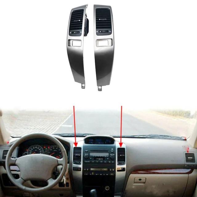 トヨタ ランドクルーザー プラド 120 FJ120 レクサス GX470 2003-2009 年式 用 エアコン 吹き出し口 フレーム ベント パネル 輸入品