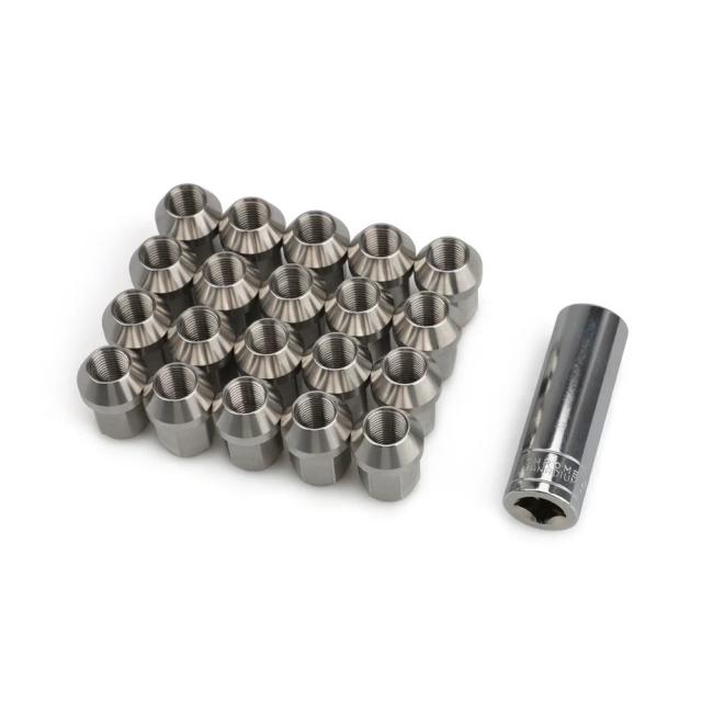 レトロフィット ホイールナット M14×1.5 M12×1.5 M12×1.25 19HEX 35mm ステンレススチール スリーブ付 タイヤスクリュー ラグナット 外装パーツ 輸入品_8