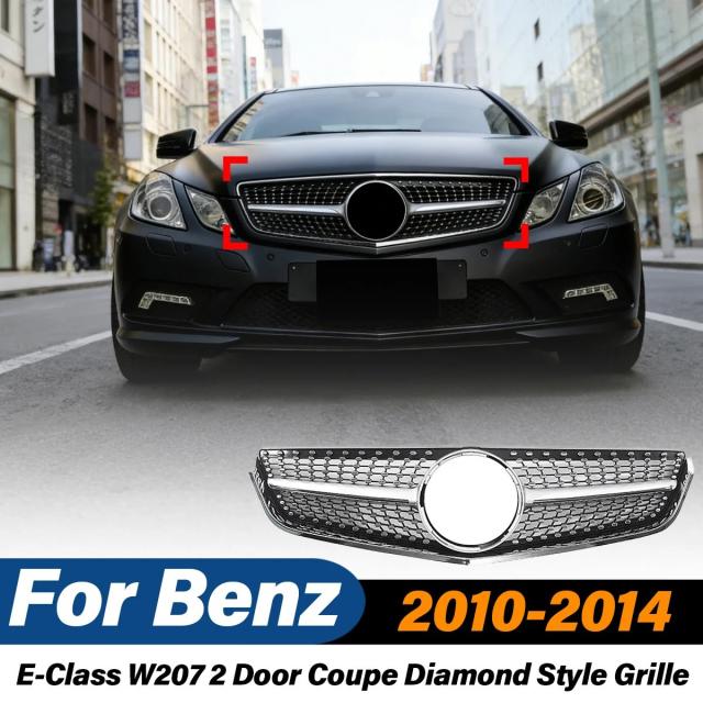 メルセデス・ベンツ Eクラス W207 2ドアクーペ 2010-2014年 用 ABS ダイヤモンドスタイル グリル ボディトリム モディフィケーションキット 輸入品 16,018円