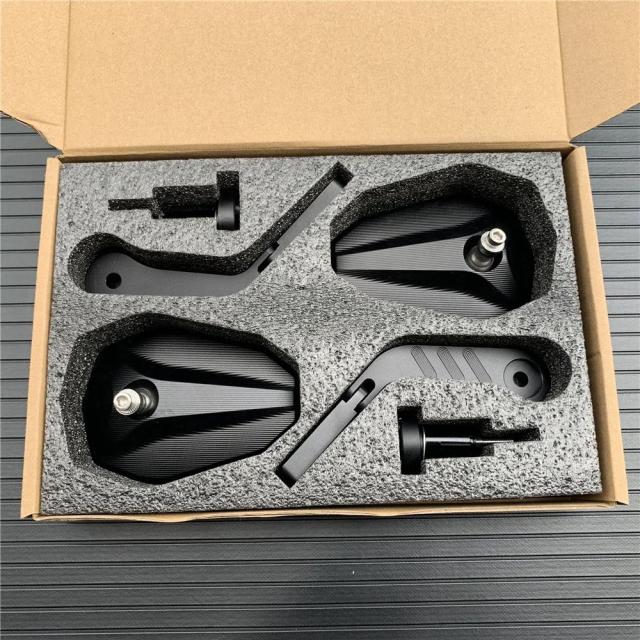 ドゥカティモンスター対応 CNC リアビュー サイドミラー ハンドルバーエンドミラー 695 696 796 797 821 1100 1200 1200S 1200R S2R 適合 輸入品_5