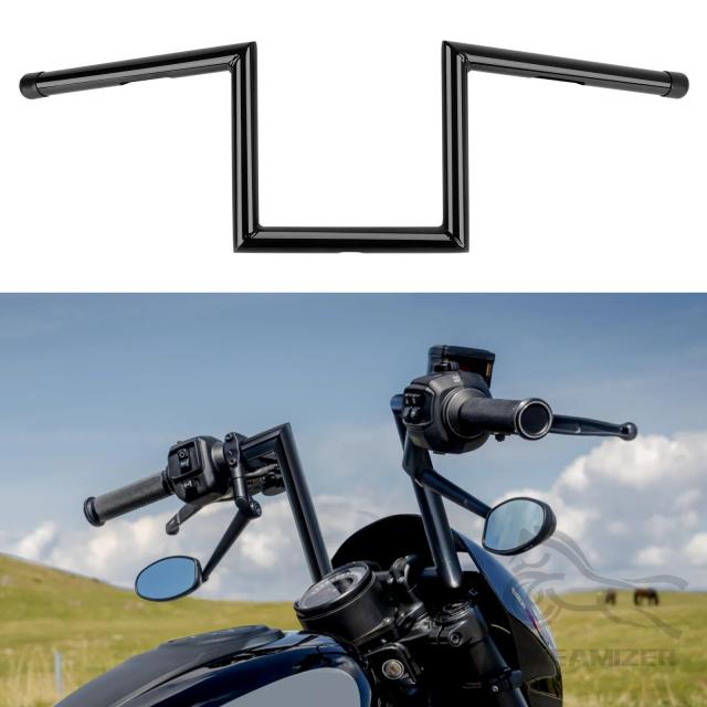 25mm 1インチ ハンドルバー Zスタイル ドラッグハンドルバー ハーレー ホンダ ヤマハ カワサキ チョッパー ボバー バイク用アクセサリー 輸入品