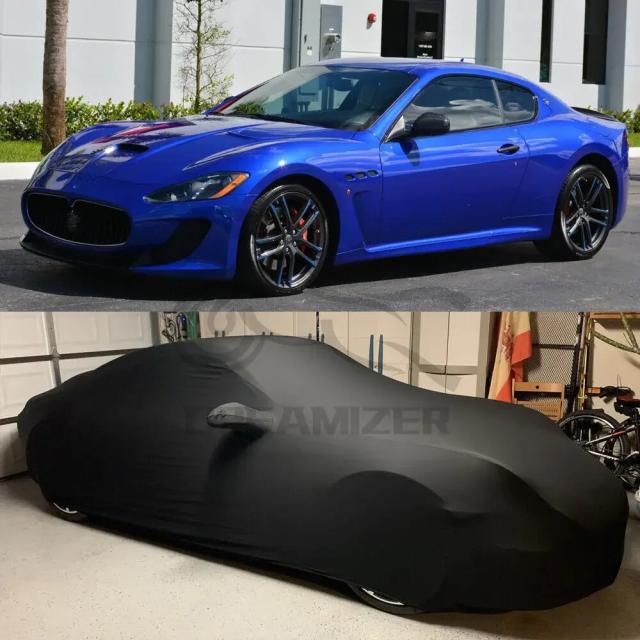 ユニバーサル ストレッチ カーカバー 日よけ 風防 防塵 傷防止 UVカット スポーツカー用 マセラティ グランツーリスモ対応 輸入品