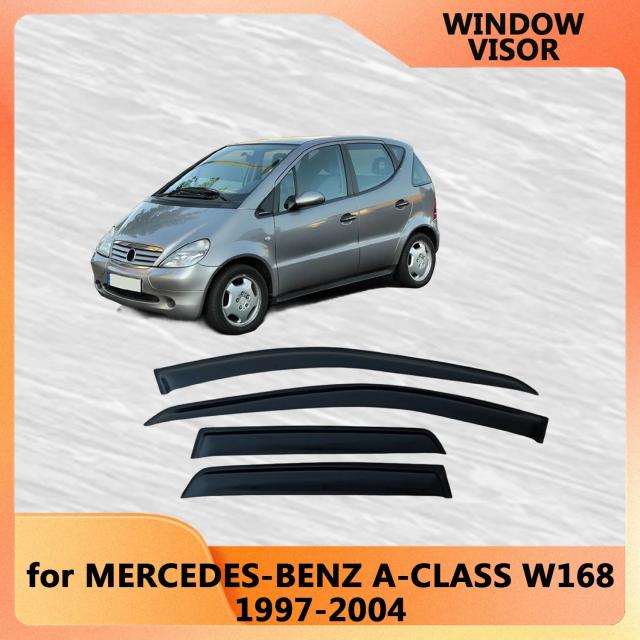 メルセデス・ベンツ Aクラス W168（1997-2004年）用 ウィンドウバイザー（風防・雨よけ・ドアバイザー） 輸入品