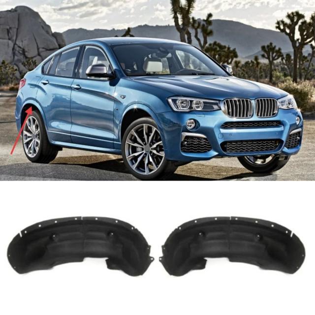 BMW X3 X4 F25 F26（2011-）リアホイール内張り 泥よけ 純正品：5171723649/51717213650 輸入品