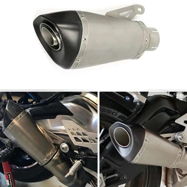 BMW S1000RR / S1000R 用 スリップオンマフラー 可動式DBキラー レーザー刻印 2010-2014年RR / 2010-2016年Rモデル対応 輸入品