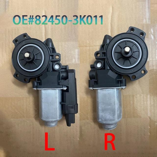 ヒュンダイ ソナタ NF 2005-2010 年式 2.0L 2.4L 用 パワーウインドウ レギュレーターモーター 品番: 742-720, 82450-3K011, 82450-2T010, 824503K011, 824502B010 輸入品