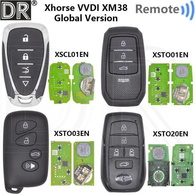グレートグローバルバージョン VVDI Xhorse XSシリーズ XM38 4D 4A 車用リモコン ユニバーサルスマートブランクキー トヨタ レクサス シボレー対応 輸入品