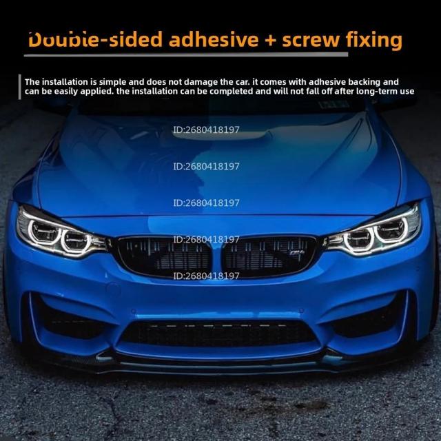 BMW 3シリーズ M3 F80・F81／4シリーズ M4 F82・F83（2015-）用 フロントリップ（フロントシャベル） 改造パーツ 輸入品_3