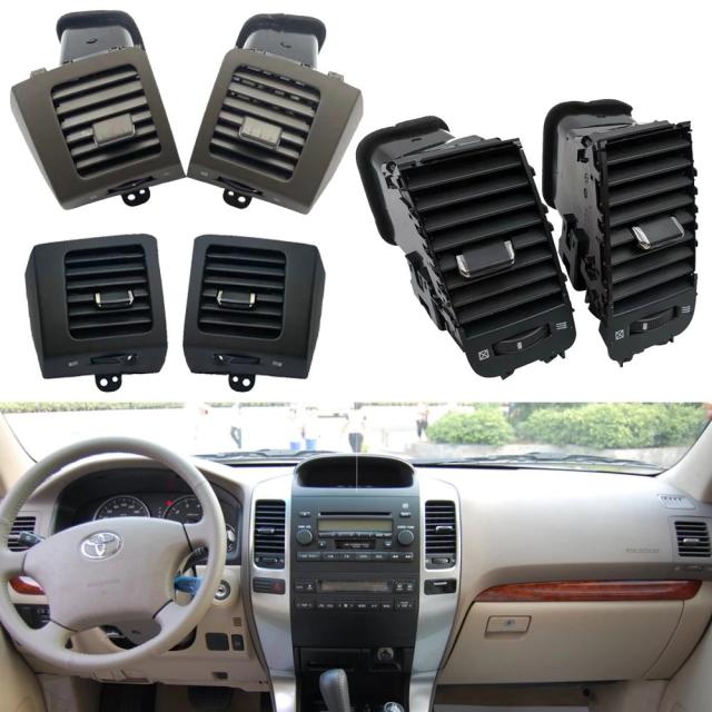 ランドクルーザープラド120 トヨタ レクサスGX470 2003-2009年 用 エアコンアウトレット エアベントプレート ダッシュボードパネル 輸入品_4