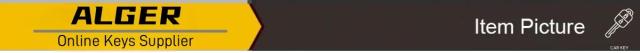 アルジャーキー オリジナル フリップ折りたたみリモコン シボレー N400 トルネード ウーリンホングアン V S キー 433 ASK 47 PCF7961X チップ 2ボタン 輸入品_8