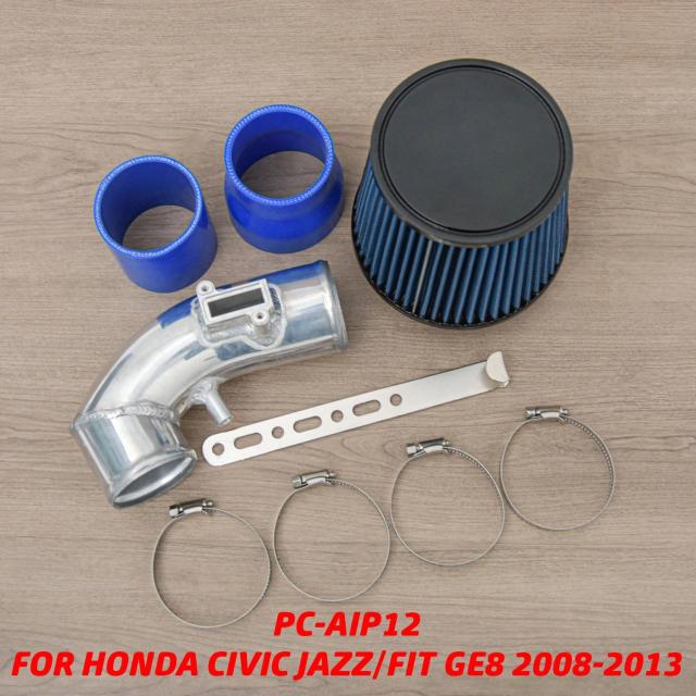 高品質エアインテークパイプキット+1エアフィルター ホンダ ジャズ/フィット 1.3 1.5 2008-2013 GE8 PC-AIP12 輸入品