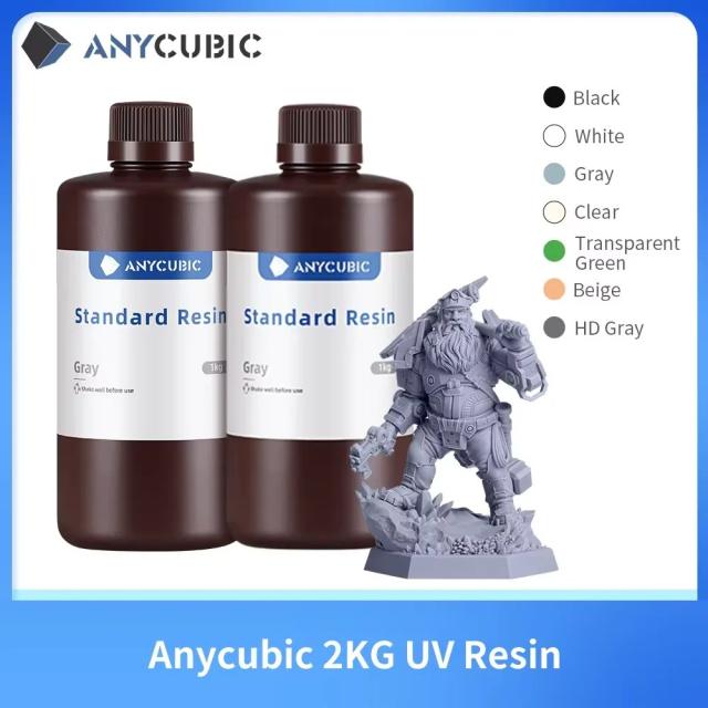 ANYCUBIC UVレジン 3Dプリンター用 405nm標準レジン 液状フォトポリマー LCD/Photon Mono対応 3Dプリント材料 輸入品 5,803円