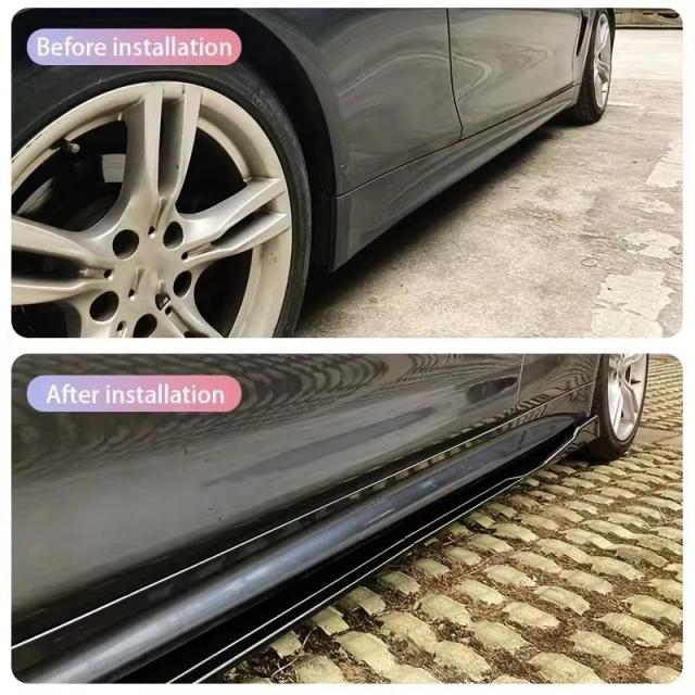 メルセデス・ベンツCLA C118 X118 C174 C178（2022-2026年）用 2メートル セクショナル サイドスカート エクステンションリップ - レーシングサイドスポイラー ボディキット 輸入品_13