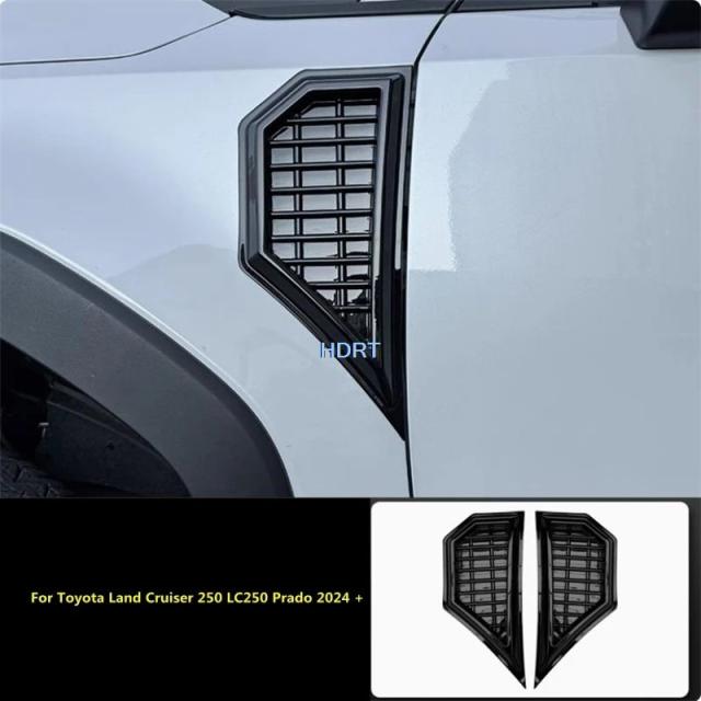 トヨタ ランドクルーザー 250 LC250 プラド 式 用 カースタイル リーフボード エアアウトレット サイドマーク パネルプロテクター 装飾アクセサリー 輸入品