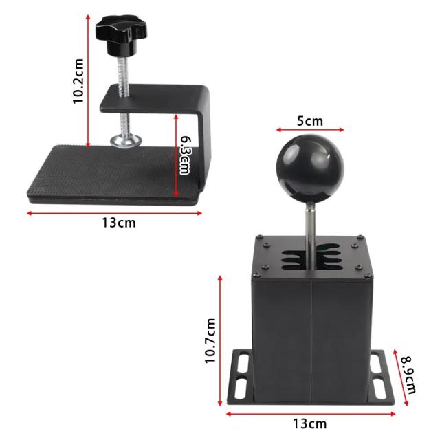 PC USB Hシフトレバー ロジテック G27 G29 G25 G920 ETS2 シミュレーションレーシングゲーム用 スラストマスター T300RS/GT シフトノブ 輸入品_2