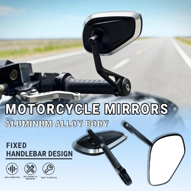 トライアンフ トリデント660 スピードトリプル1200RS 1200RR 用 ハンドルバー リアビューミラー バーエンドミラー 回転式ミラー 輸入品