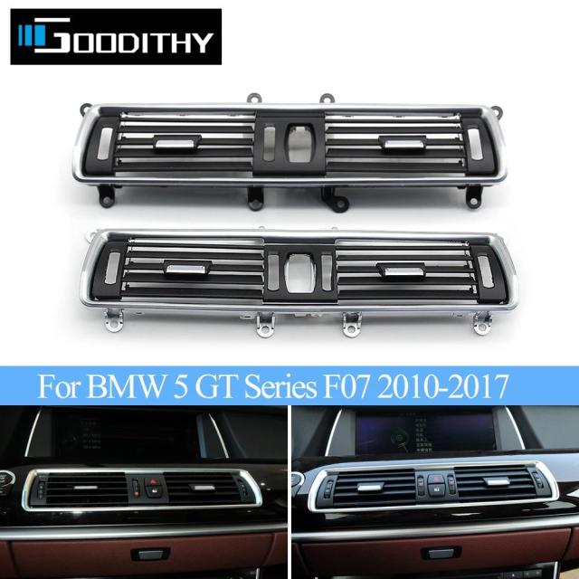 BMW 5シリーズGT F07 (2010-) 用 フロントコンソール クローム仕様 エアコン ベントグリル パーツナンバー: 64229142584, 64229142590 輸入品
