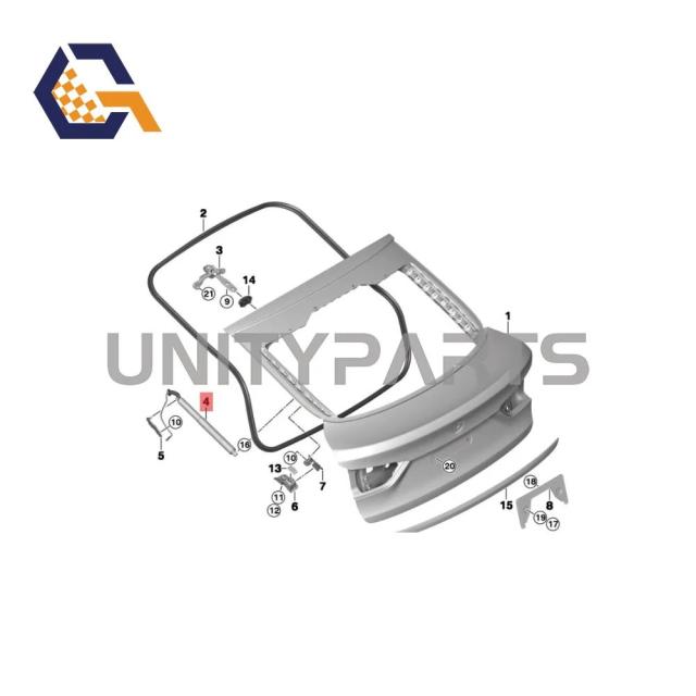 BMW X6 F16 F86 2014年式用 左右パワーリフトゲート電動テールゲートリフト 51247434044 51247434043 1個 輸入品