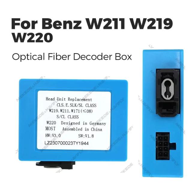 メルセデスベンツ E/Sクラス W211 W219 W220 W171 CLS SLK CL 用 Android ナビ デコーダーボックス 光ファイバー音声出力 カーナビ カーアクセサリー 輸入品