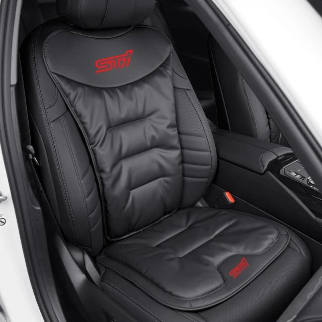 カーベルベットクッション ヴィンターレザー バックレスト シートカバー アクセサリー スバル インプレッサ レガシィ WRX STI BRZ XV WRC フォレスター クロストレック 専用 輸入品