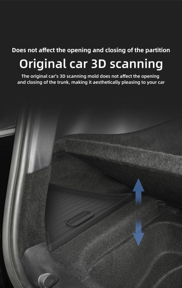 LUCKEASY Tesla Model Y用 リアトランク 収納ボックス オーガナイザー 車内インテリアアクセサリー 2022-式 輸入品