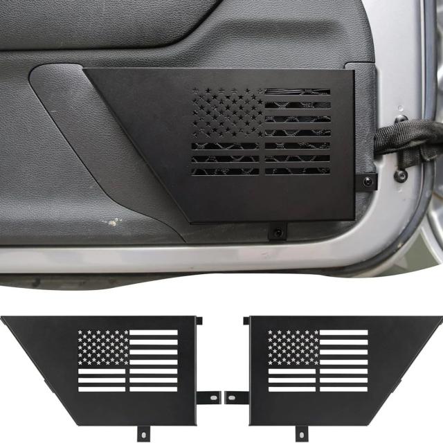 2個セット アルミニウム合金 フロントドア ストレージボックス Jeep Wrangler JK 専用 輸入品