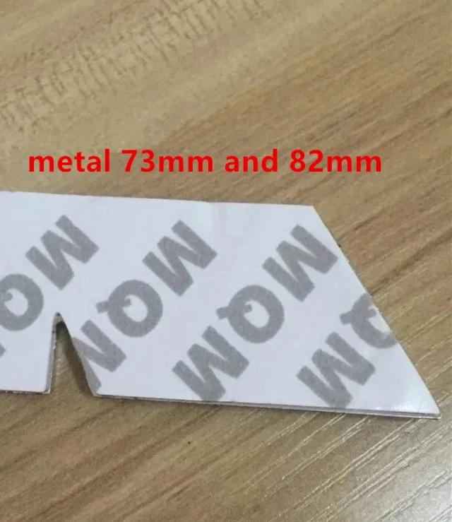 20倍 3Dメタルリア 73mm 82mm クロームブラック ステッカー デカール ロゴ 車用 バッジ エンブレム カーパーツ 輸入品