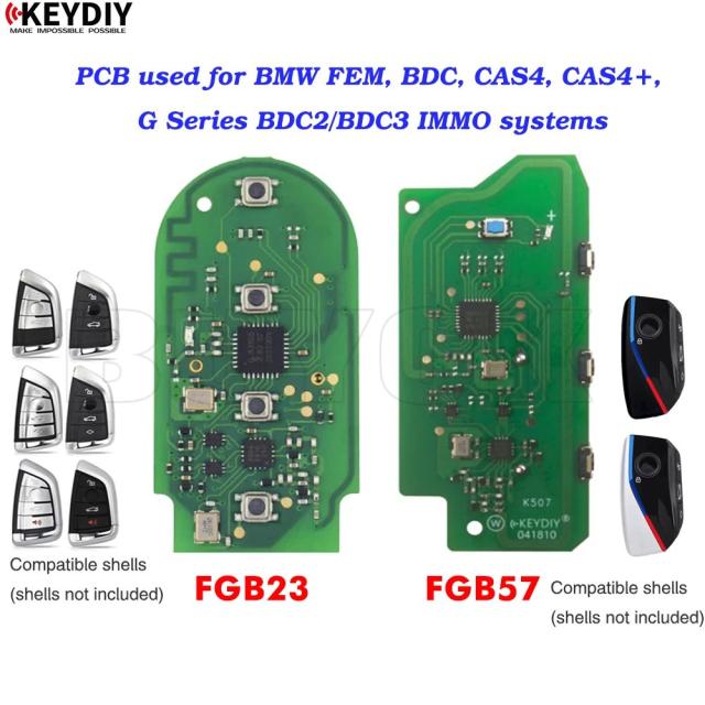 KEYDIY KD FGB23 FGB57 リモートPCBゲーム盤 434MHz BMW G30 G31 G38 G32 G11 M5 F90 X3 IX3 G08 X3 F97 G01 X4 G02 F98 CAS4 FEM/BDC相応う インポート品