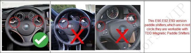 BMW 1・4シリーズ F20 F21 F30 F22 F80 G20 G30 G80 用 マグネット式カーボンファイバー ステアリングホイール パドルシフター エクステンション 輸入品_8