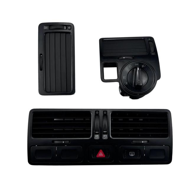純正ブラック 計器用エアアウトレット セントラルエアコン吹き出し口 VW ゴルフ4 ジェッタ ボーラ MK4 R32 GTI 1999-2004 専用 輸入品_6
