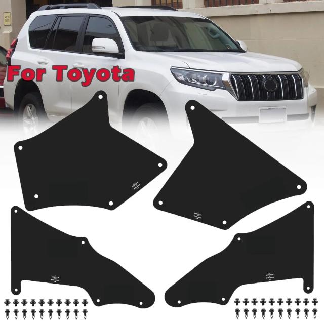 トヨタ 4ランナー 2003-2020 FJクルーザー 2007-2014 ランドクルーザープラド 2003-201 専用 エンジンスプラッシュガード インナーフェンダーライナー マッドフラップ 輸入品