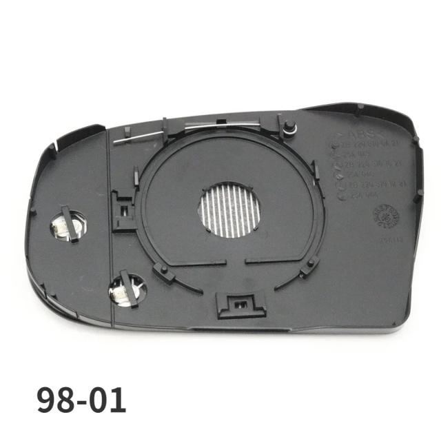 メルセデス・ベンツ Sクラス W220 S280 S320 S430 1998-2005年 用 ドアミラー ヒーテッド ガラスレンズ ハウジング 輸入品