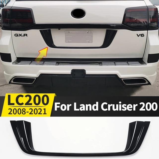 トヨタ ランドクルーザー200 LC200 2008-2021 年用 テールゲート U字デコレーションモール 外装アクセサリー VX GX 仕様 輸入品