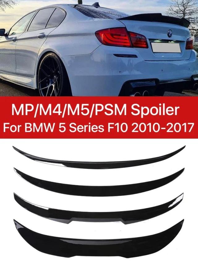 リアバンパートランクスポイラーリップルーフカーボントランクスポイラーウィング M5 MP M4 PSM BMW 5シリーズ F10 2010-2017 用 カーパーツ 輸入品