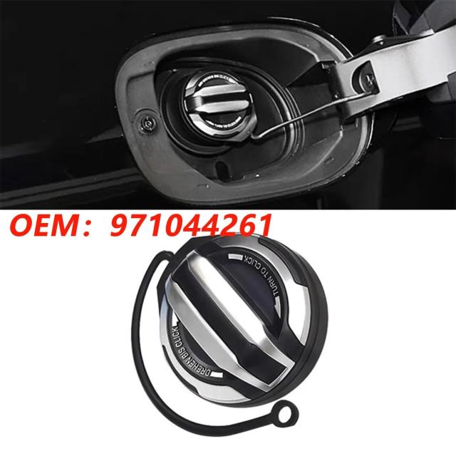 ポルシェ マカン カイエン パナメーラ 911/718 用 燃料タンクキャップ フィラーカバー ABS OEM 971044251 971044261 自動車外部アクセサリー 輸入品