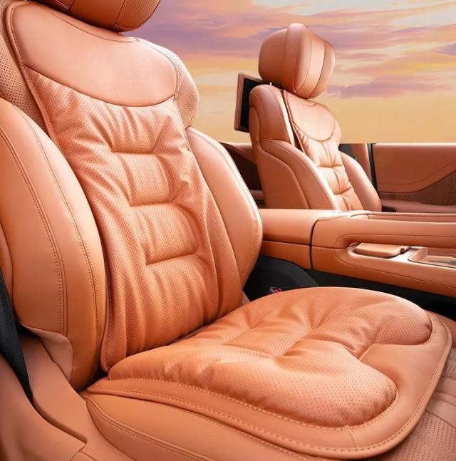 ユニバーサル ナッパレザー ソフトカーシートカバー 車内用 通気性シートクッション カーシートカバーフルセット カーシートクッション 輸入品_8