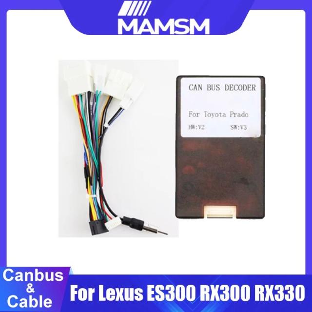 Canbus Box Luzheng デコーダー レクサス ES300 ES250 ES330 RX300/RX330/RX350/RX400H 2001-2009年式 配線ハーネス 電源ケーブル 付属 輸入品