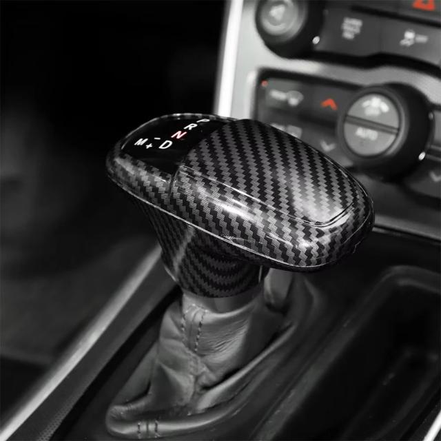 カーボンファイバー調 車内 センターコンソール シフトノブ パネル 装飾カバー ステッカー ダッジ チャレンジャー 2015-2022 年式 輸入品_2