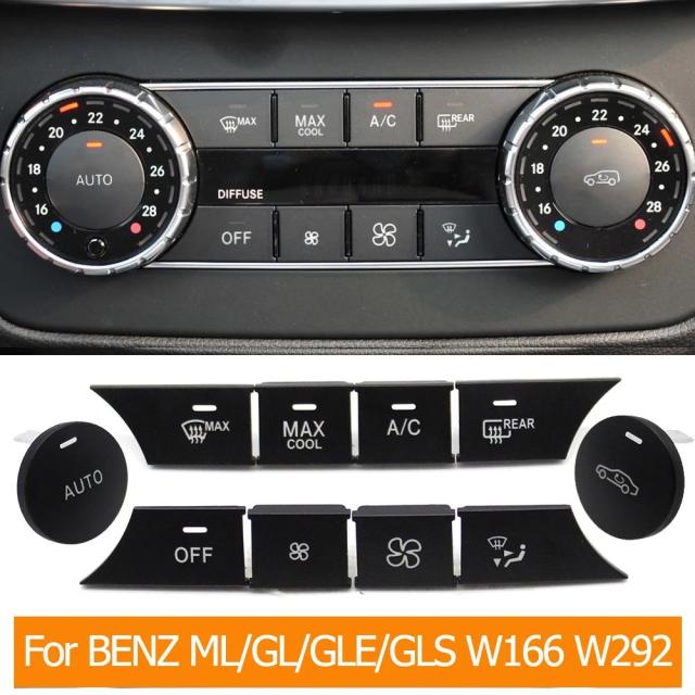 メルセデスベンツ M ML GL GLE GLS Gクラス W166 W292 W463 用 ダッシュボード エアコン 風量 ヒーター クライメートコントロール AC ボタン 輸入品