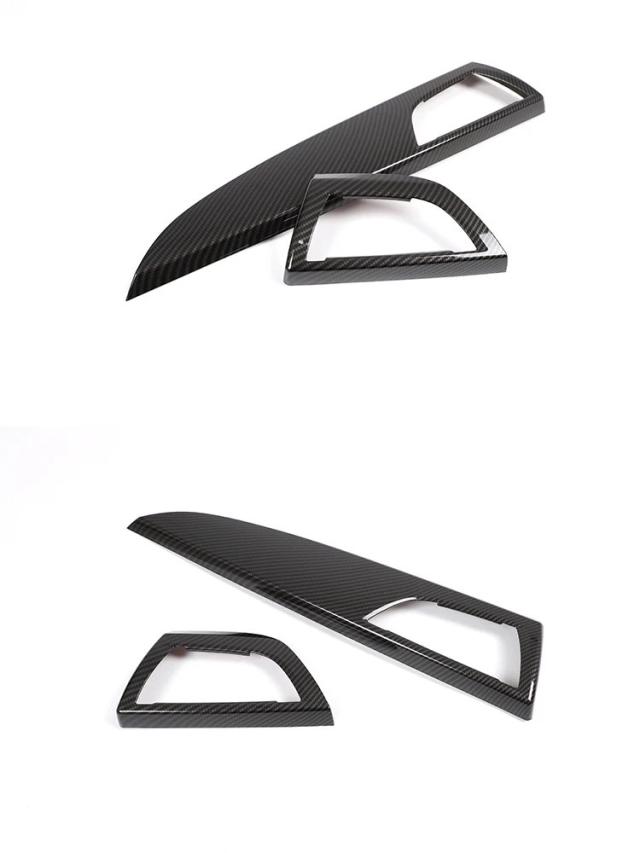 BMW 1・2シリーズ F20 F21 F22 F23 用 ABSカーボン調 ダッシュボードサイドエアアウトレットパネルカバー 内装アクセサリー (2012-モデル) 輸入品_12