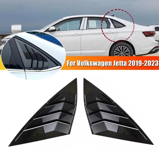 フォルクスワーゲン ジェッタ MK7 2019-2023 用 リアウィンドウルーバー サイドベントスクープ エクステリアステッカー 輸入品