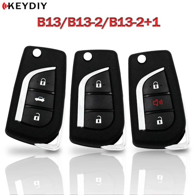 3個セット KEYDIY B13/B13-2/2+1 ユニバーサル Bシリーズ トヨタスタイル リモコンキー KD900/KD-X2/KD-MAX/Mini KD プログラマー対応 輸入品