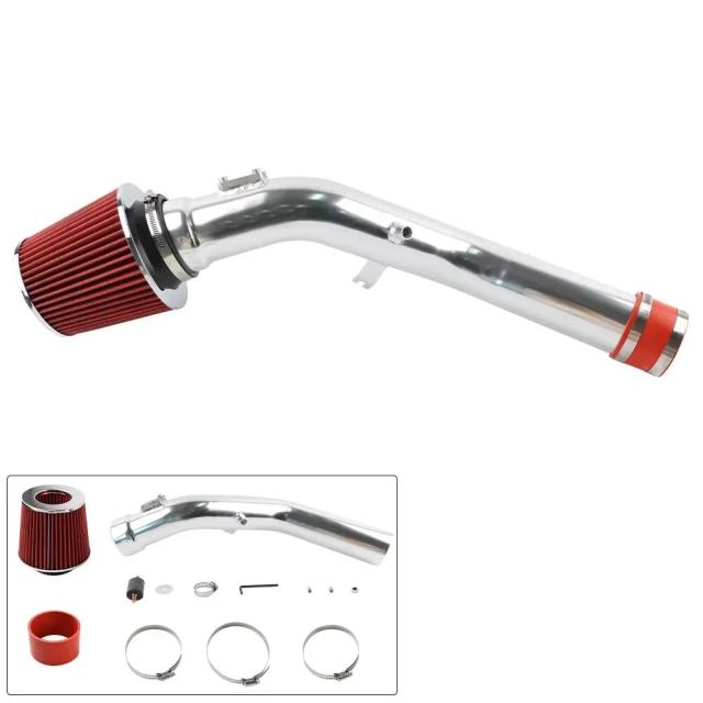 レクサスIS250 2.5L V6 / IS350 3.5L V6 専用 レーシングカー コールドエアインテークパイプ フィルターキット レッド/ブルー 輸入品