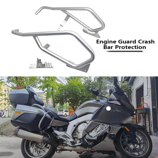 BMW K1600GT/GTL 2011-モデル用 クラッシュバー サイドボックスエンジンガード プロテクティブフレーム バンパー 輸入品
