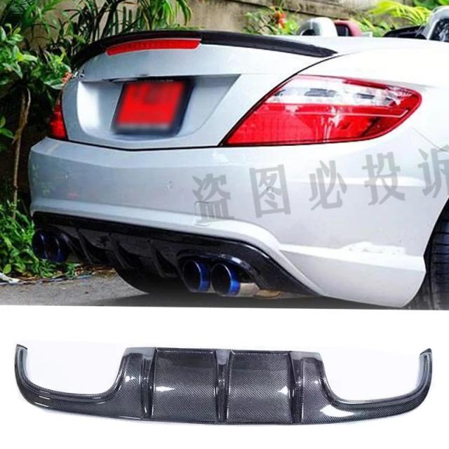 2011-2016年式 メルセデス・ベンツ SLK R172 SLK250 SLK200用 AMGスタイル リアバンパー ボディキット 高品質カーボンファイバー素材 (AMG専用) 輸入品